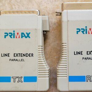 Primax Line Extender Parallel Printing, TX & RX, Parallel Port & RJ11 Port